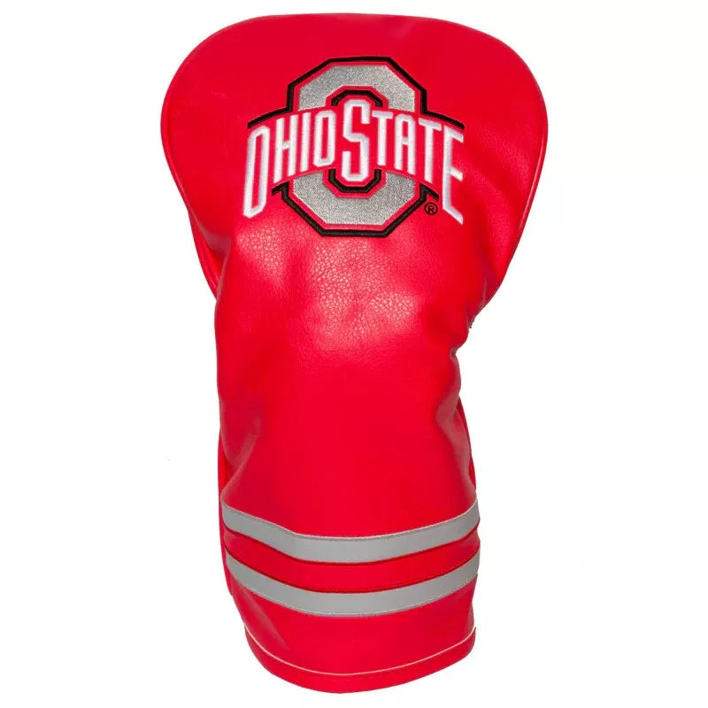 Team Golf Ohio State Buckeyes Vintage Form Fitting Driver Head Cover NCAA Licensed