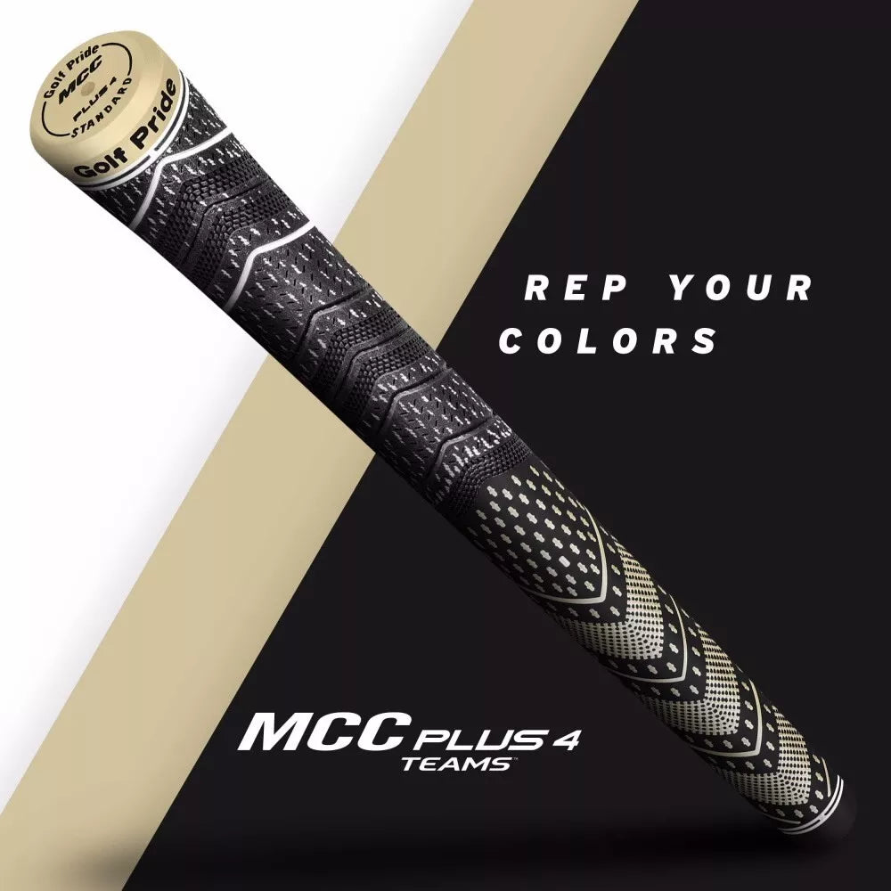 Golf Pride Authentic MCC Plus4 Standard Swing Club Grip Black/Gold