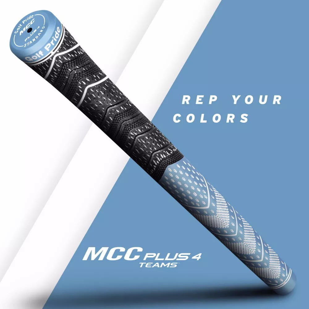 Golf Pride Authentic MCC Plus4 Standard Swing Club Grip Light Blue/White