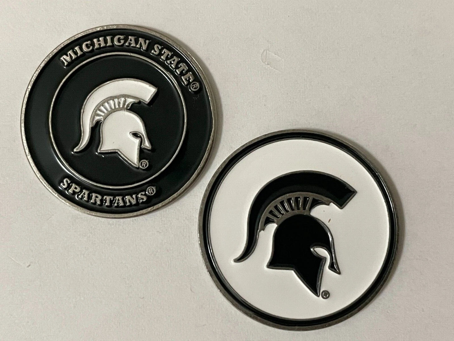 Michigan State Spartans 1" Diameter Double Sided Magnetic Golf Ball Marker NCAA