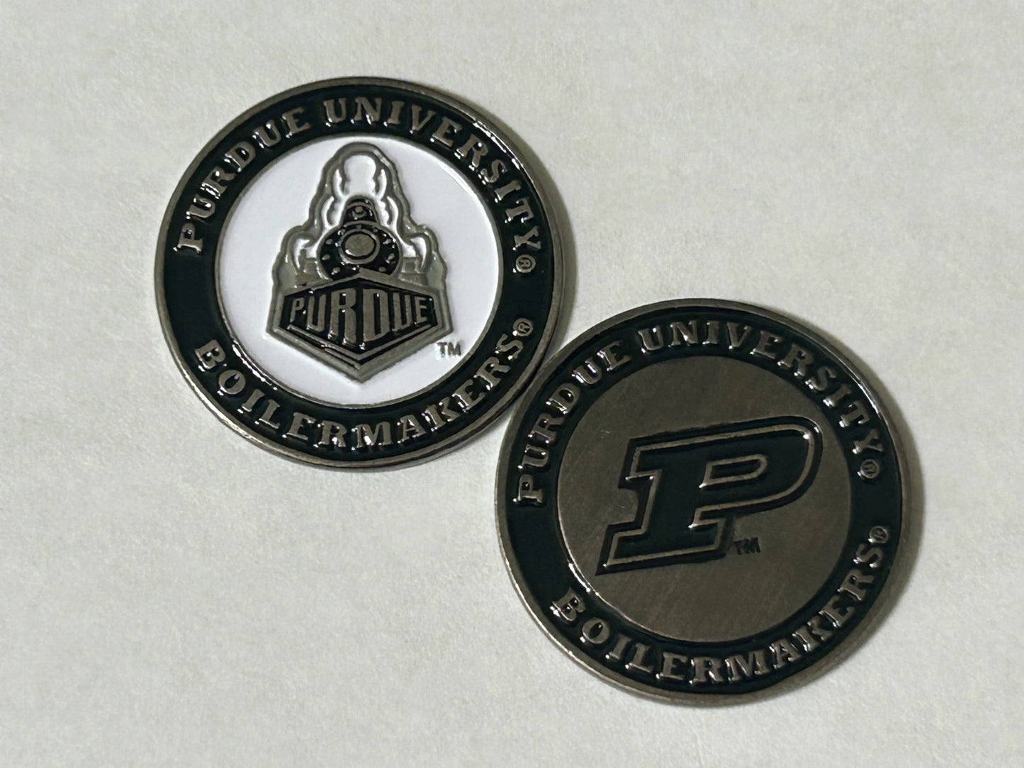 Purdue Boilermakers 1" Diameter Double Sided Golf Ball Marker NCAA