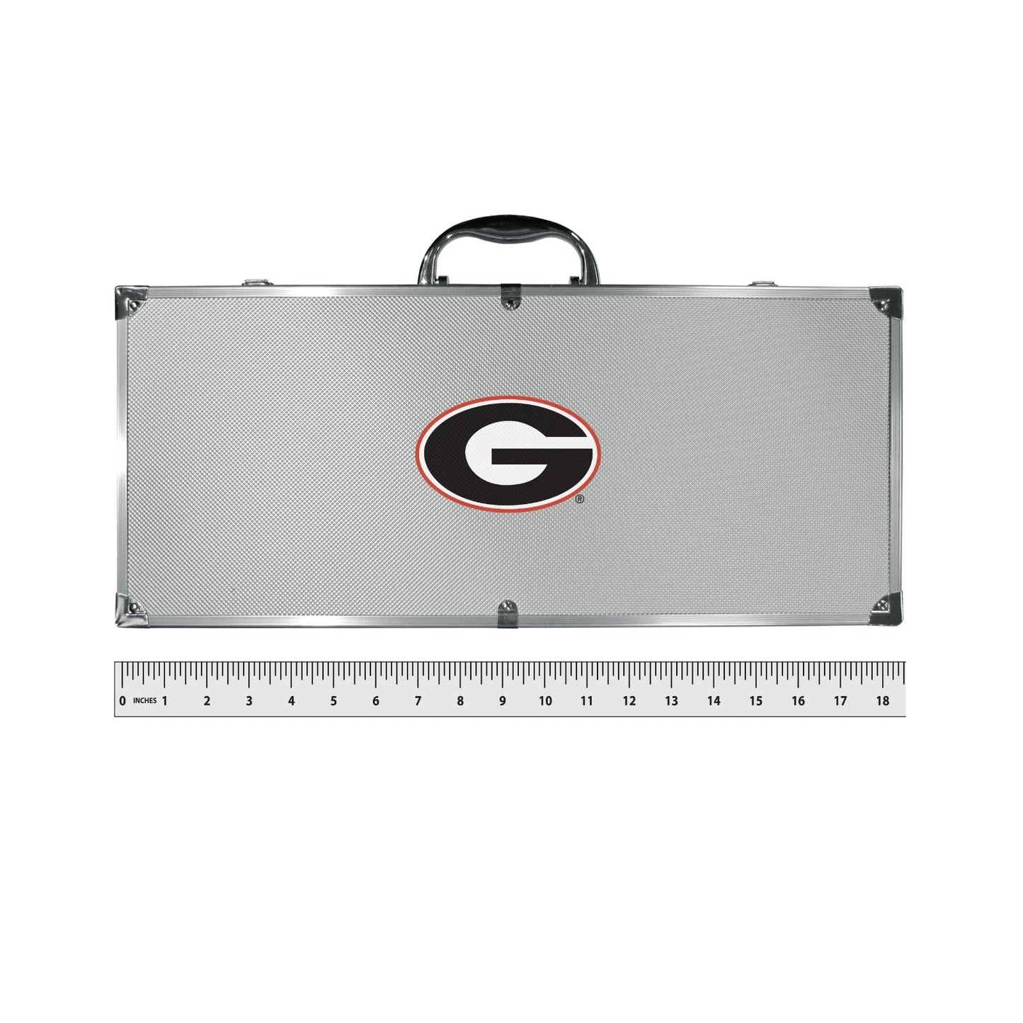 Siskiyou Gifts Georgia Bulldogs 8 Piece Tailgater BBQ Set w/Metal Case, NCAA Licensed