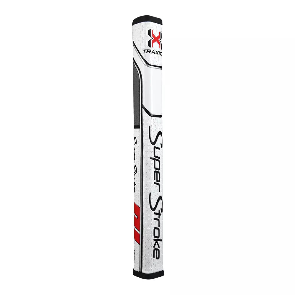 SuperStroke (Authentic) Traxion Gray White & Red SS2R Putter Grip