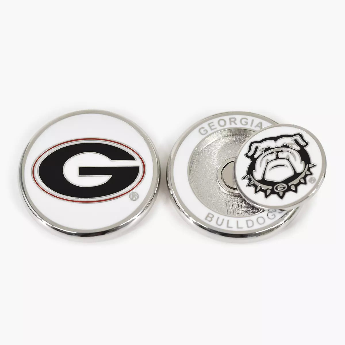 PRG Golf Georgia Bulldogs Duo Logo Magnetic Golf Ball Marker NCAA Licensed