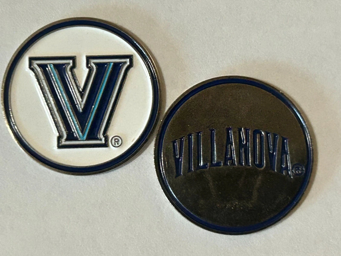 Villanova Wildcats 1" Diameter Double Sided Magnetic Golf Ball Marker NCAA