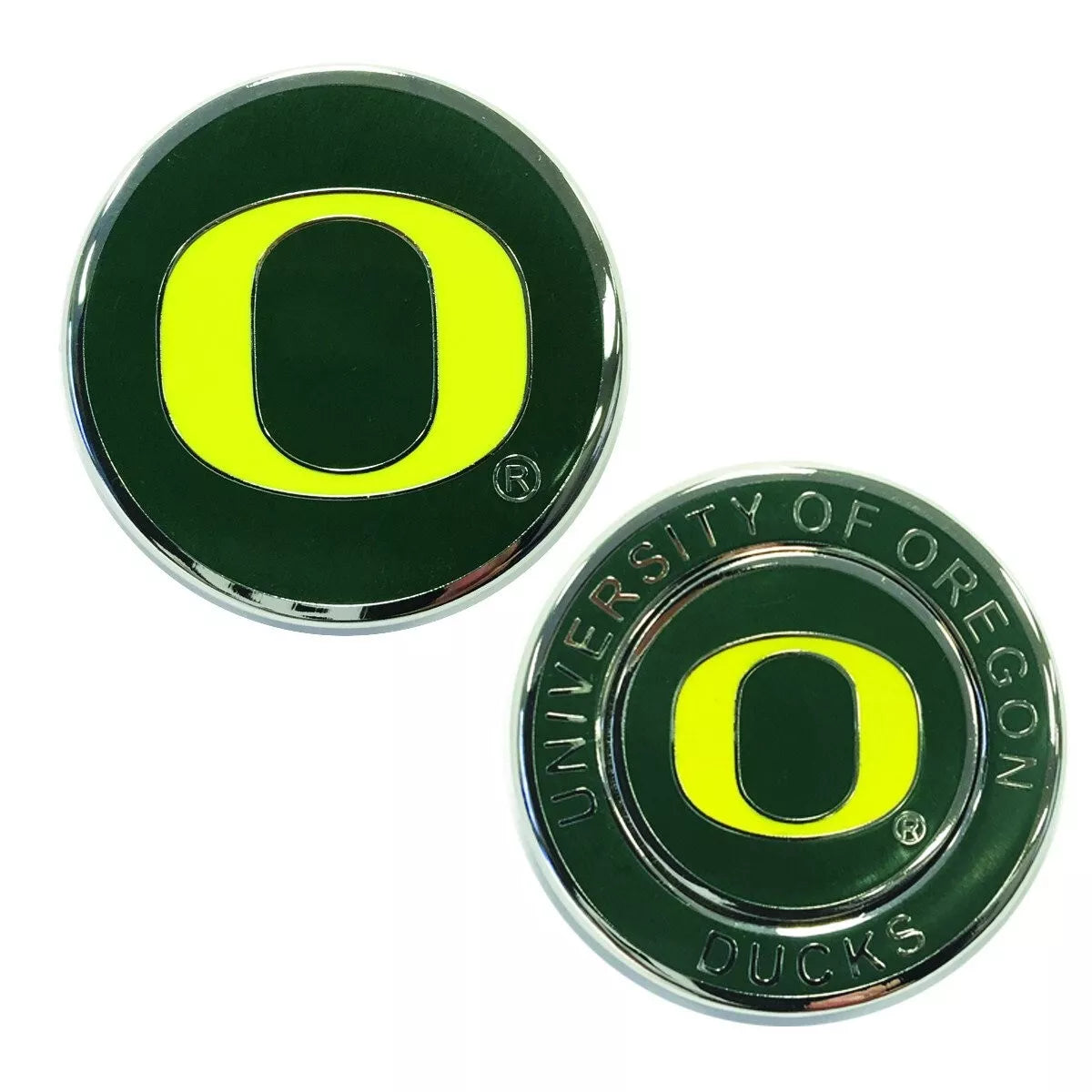 PRG Golf Oregon Ducks Duo Logo Magnetic Golf Ball Marker NCAA Licensed