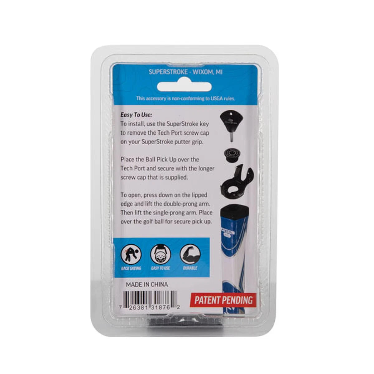 SuperStroke (Authentic) Golf Ball Pick Up Accessory