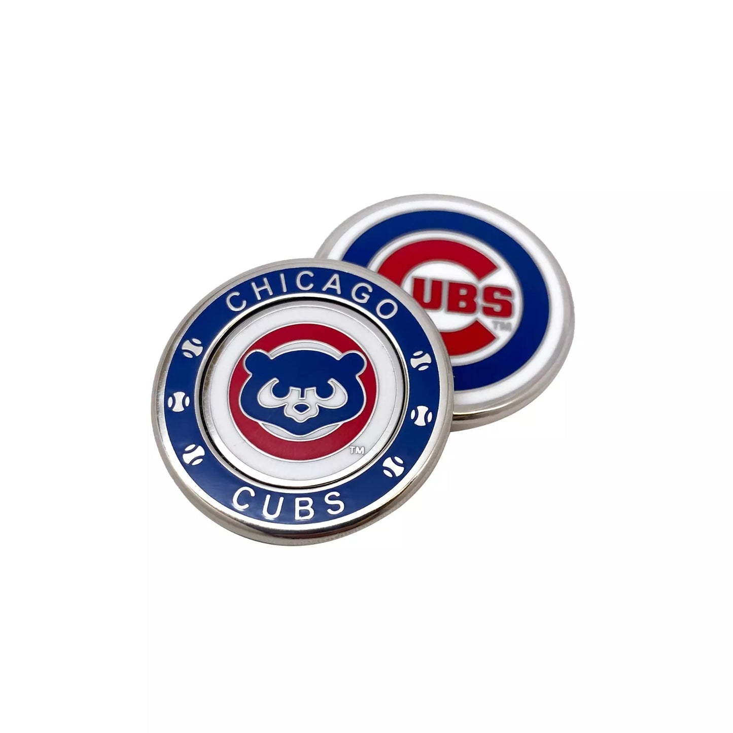 PRG Golf Chicago Cubs Magnetic Duo Golf Ball Marker MLB Licensed