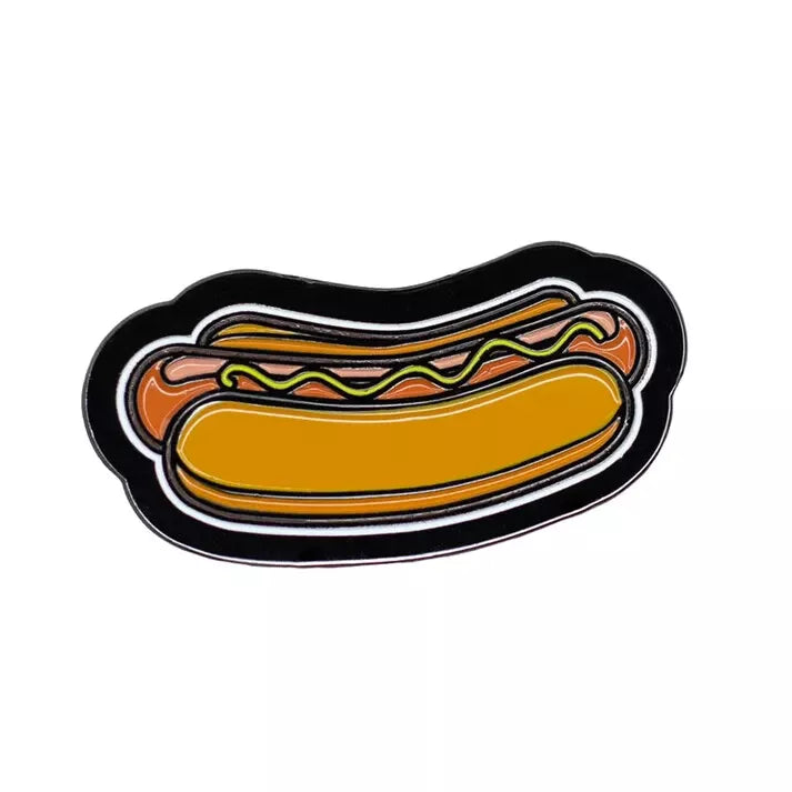 Sweet Rollz Authentic Glizzy Hot Dog Golf Ball Marker Apx. 1" X 1"