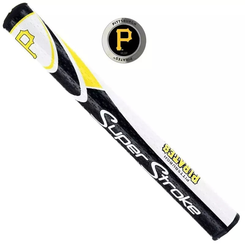 SuperStroke (Authentic) Pittsburgh Pirates 2.0 Putter Grip w/Marker MLB Licensed