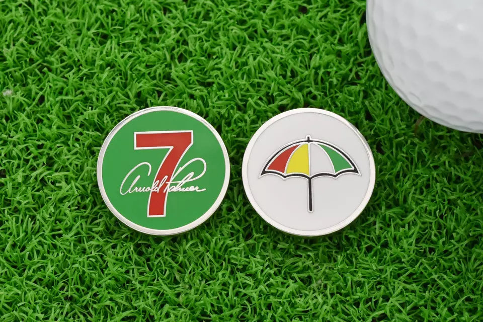 PRG Golf Arnold Palmer Umbrella Signature Series Duo Ball Marker