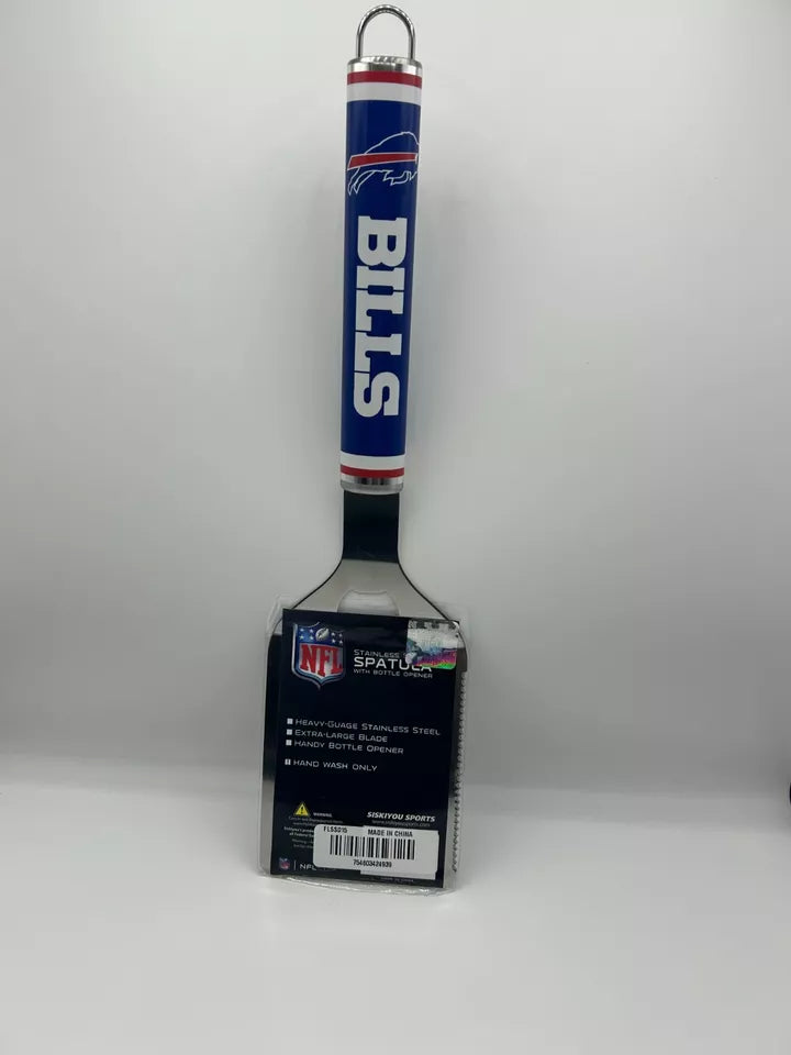 Siskiyou Gifts Buffalo Bills Stainless Steel BBQ Spatula w/Bottle Opener, NFL Licensed