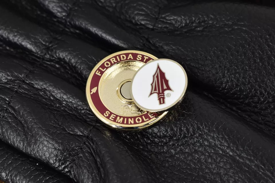 PRG Golf Florida State Seminoles Duo Logo Magnetic Golf Ball Marker NCAA Licensed