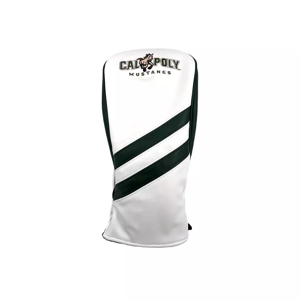 PRG Golf Cal Poly Mustangs Set of 3 Head Covers Driver Fairway & Rescue NCAA Licensed