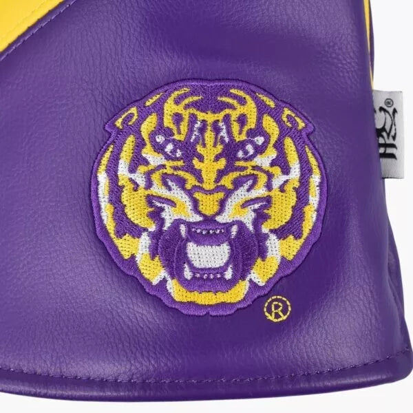PRG Golf LSU Tigers Set of 3 Head Covers Driver Fairway & Rescue NCAA Licensed