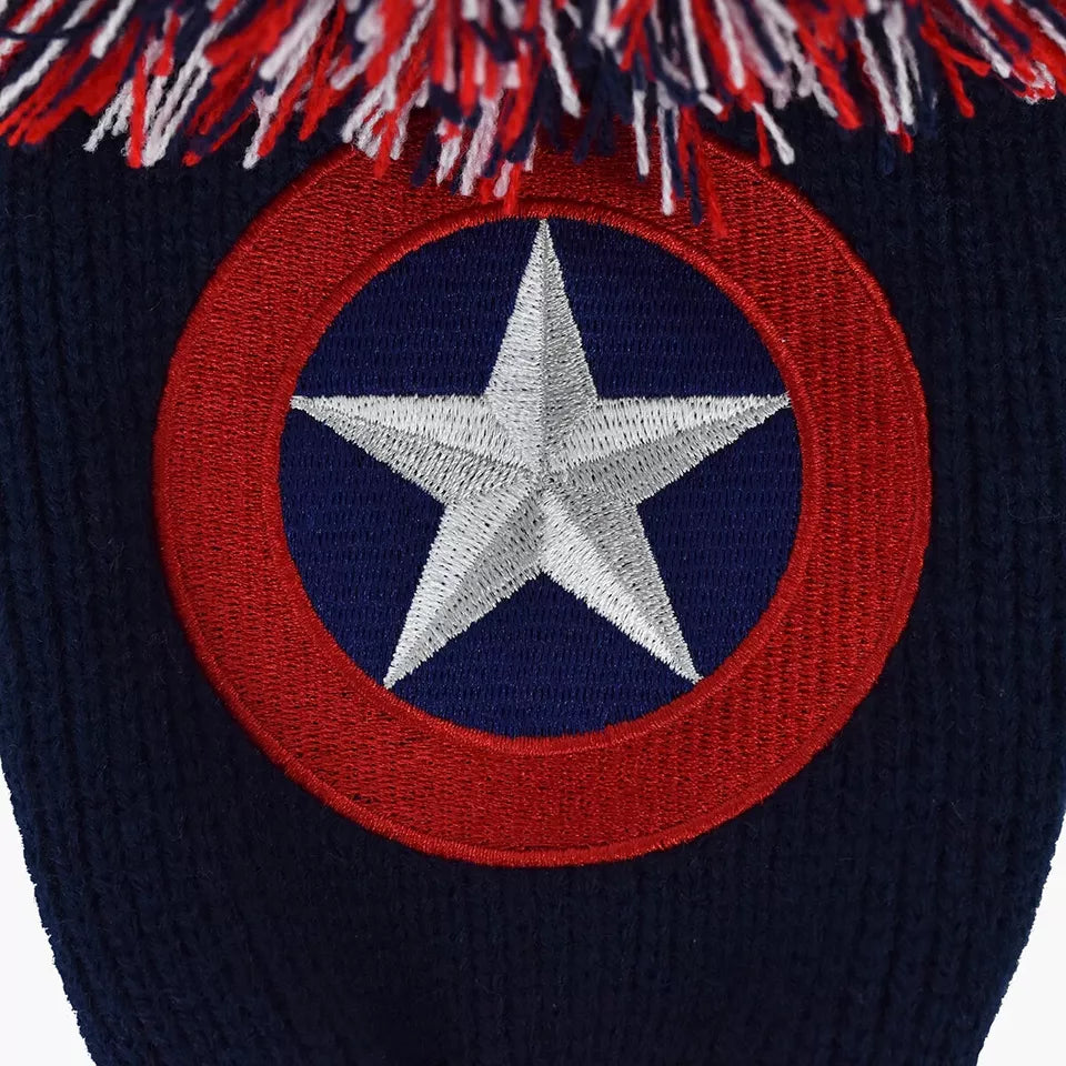 PRG Golf Originals Collection Captain USA Pom Pom Set of 3 Head Covers Driver Fairway & Rescue