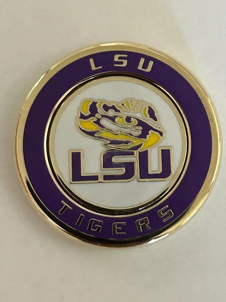 PRG Golf LSU Tigers Duo Logo Magnetic Golf Ball Marker NCAA Licensed