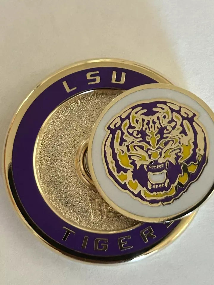 PRG Golf LSU Tigers Duo Logo Magnetic Golf Ball Marker NCAA Licensed