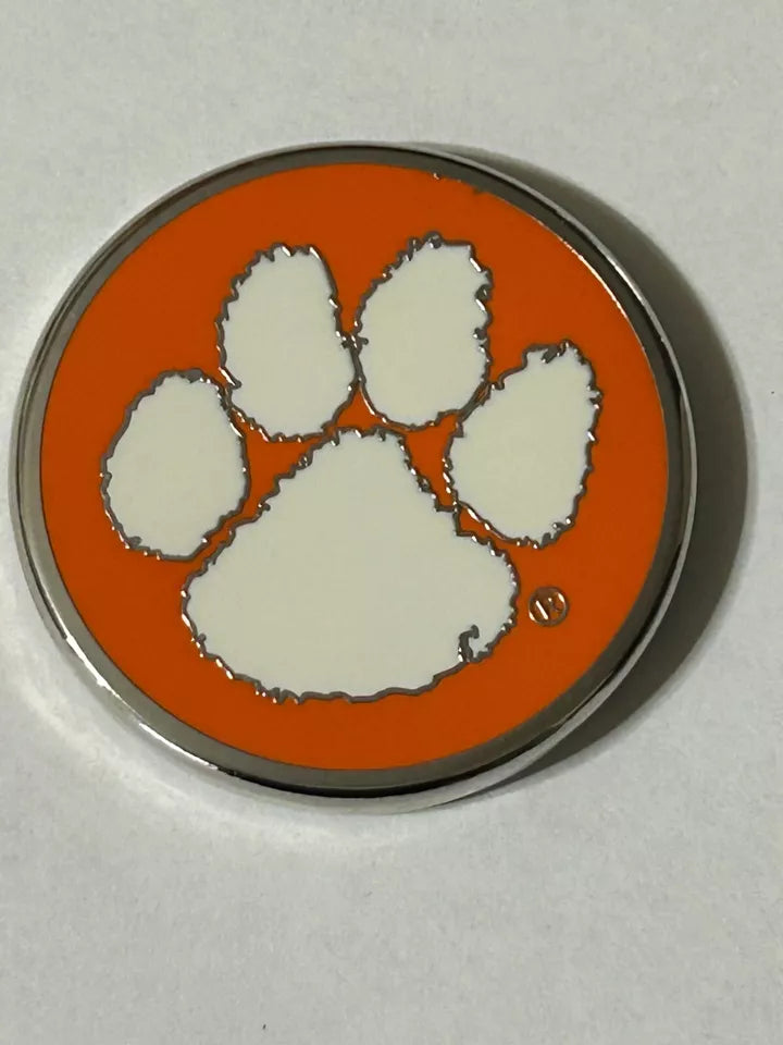 PRG Golf Clemson Tigers Duo Logo Magnetic Golf Ball Marker NCAA Licensed