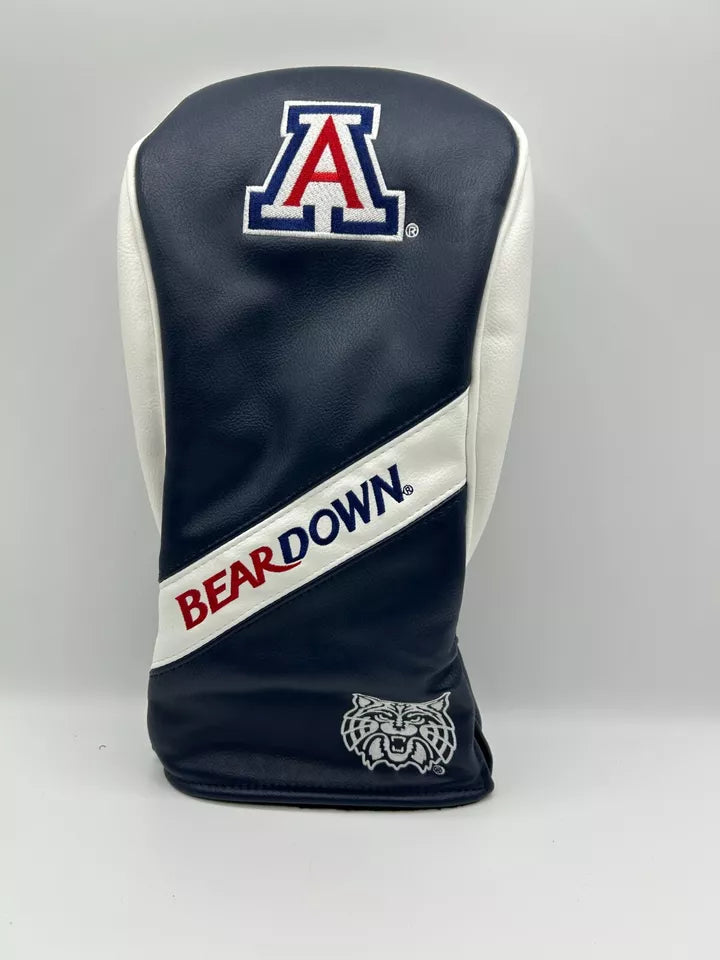 PRG Golf Arizona Wildcats Set of 3 Head Covers Driver Fairway & Rescue NCAA Licensed
