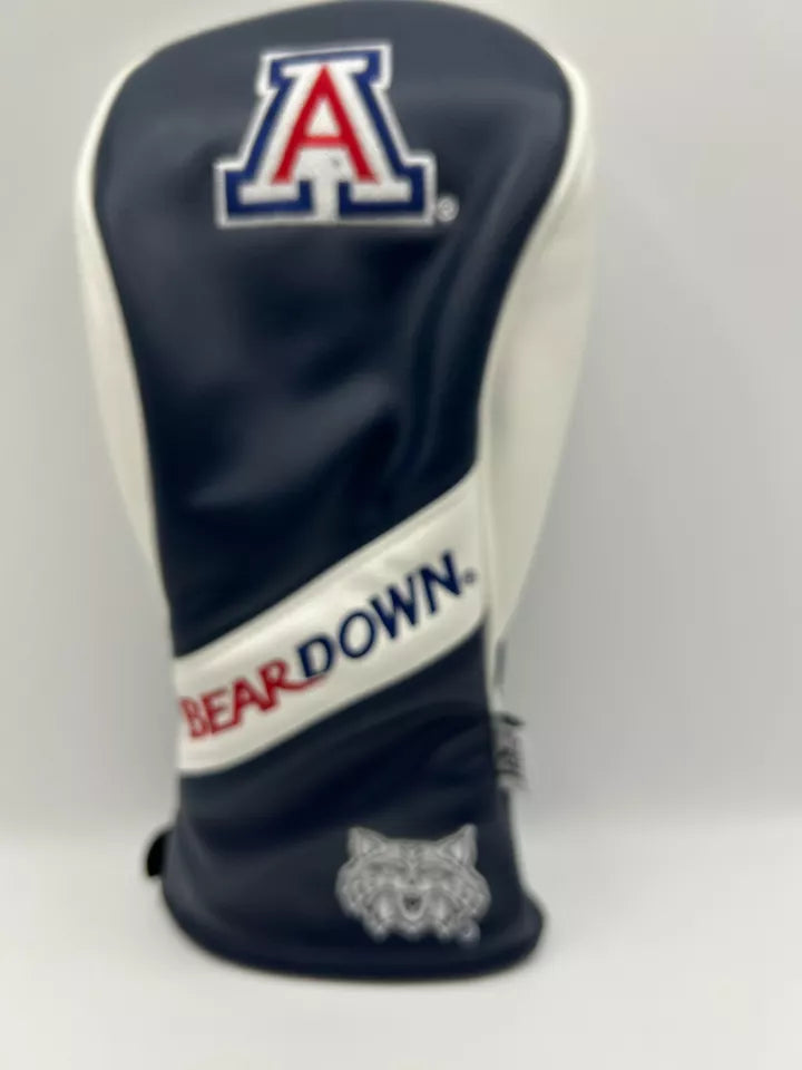 PRG Golf Arizona Wildcats Set of 3 Head Covers Driver Fairway & Rescue NCAA Licensed