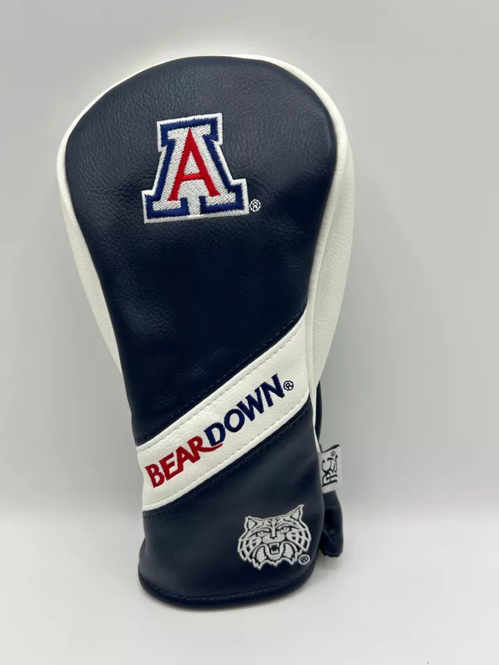 PRG Golf Arizona Wildcats Set of 3 Head Covers Driver Fairway & Rescue NCAA Licensed