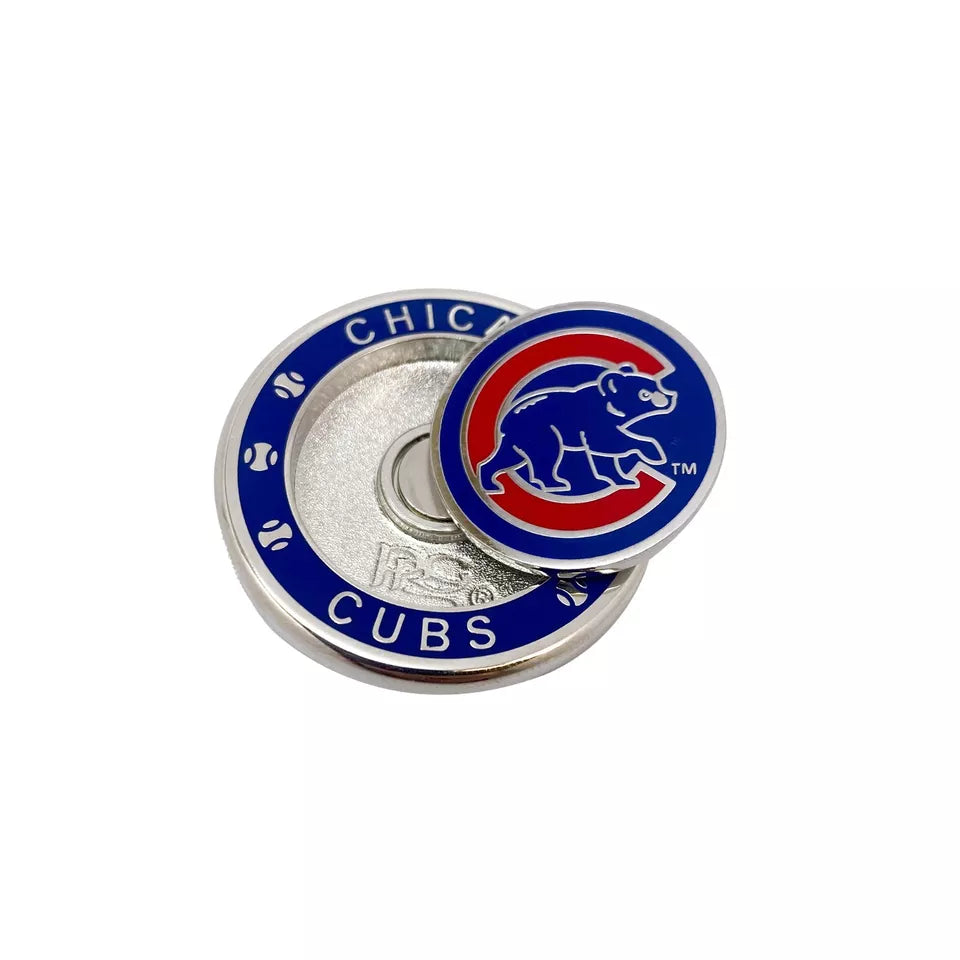 PRG Golf Chicago Cubs Magnetic Duo Golf Ball Marker MLB Licensed