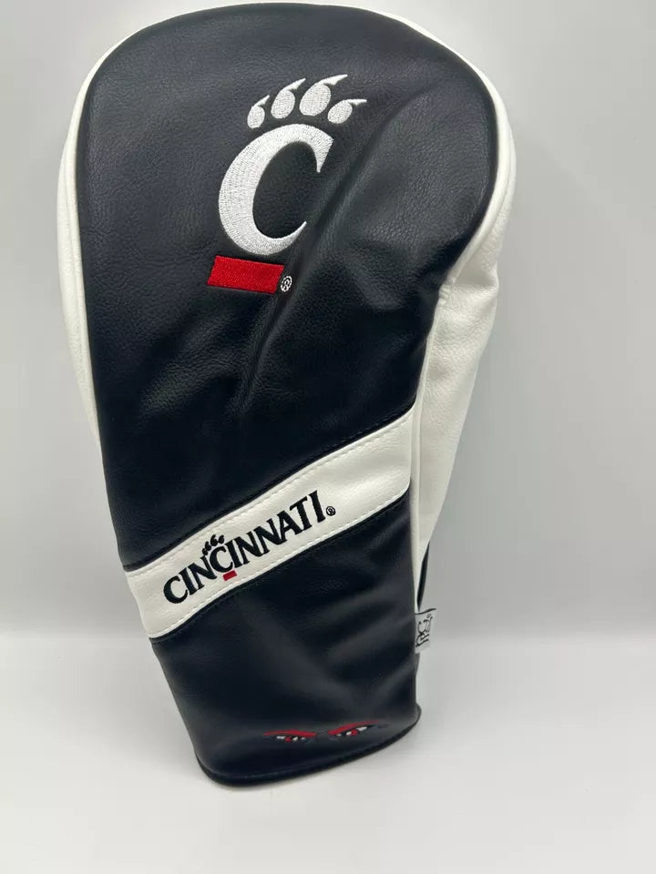 PRG Golf Cincinnati Bearcats Set of 3 Head Covers Driver Fairway & Rescue NCAA Licensed