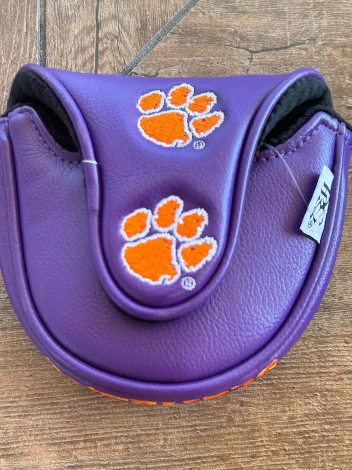PRG Golf Clemson Tigers Mallet Putter Cover NCAA Licensed
