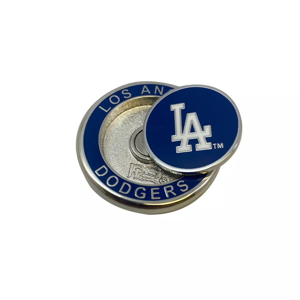 PRG Golf Los Angeles Dodgers Magnetic Duo Golf Ball Marker MLB Licensed
