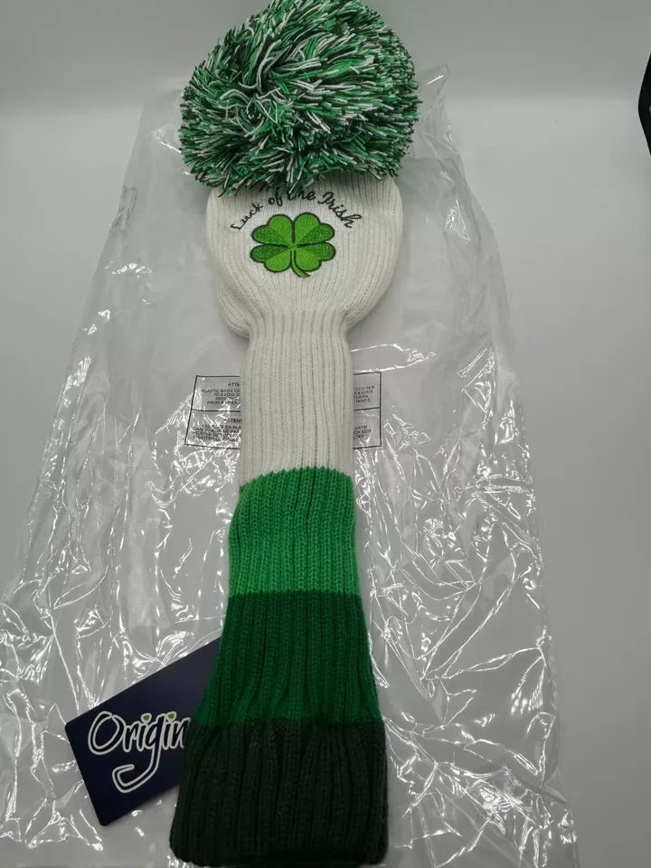 PRG Golf Originals Collection Luck Of The Irish Pom Pom Set of 3 Head Covers Driver Fairway & Rescue
