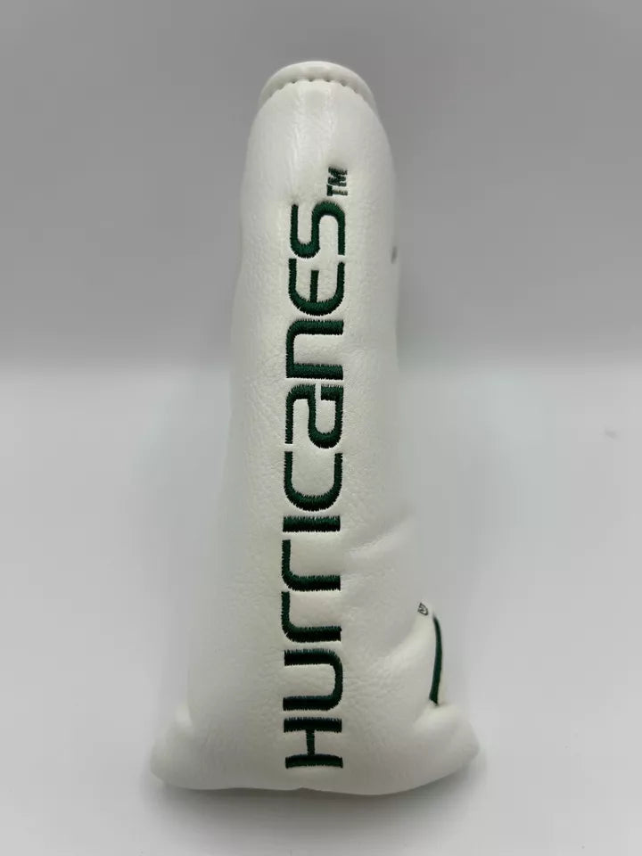 PRG Golf Miami Hurricanes Blade Putter Cover NCAA Licensed