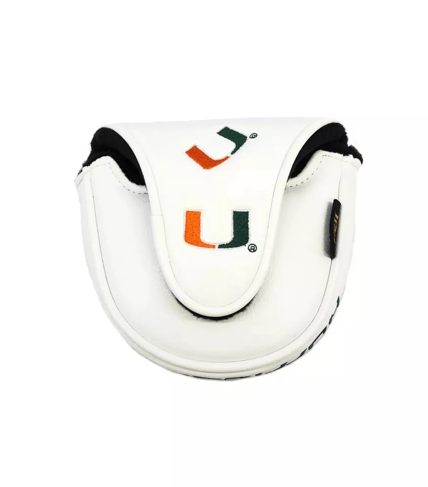PRG Golf Miami Hurricanes Mallet putter Cover NCAA Licensed
