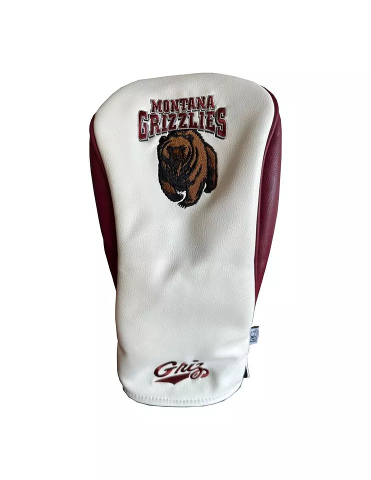 PRG Golf Montana Grizzlies Set of 3 Head Covers Driver Fairway & Rescue NCAA Licensed