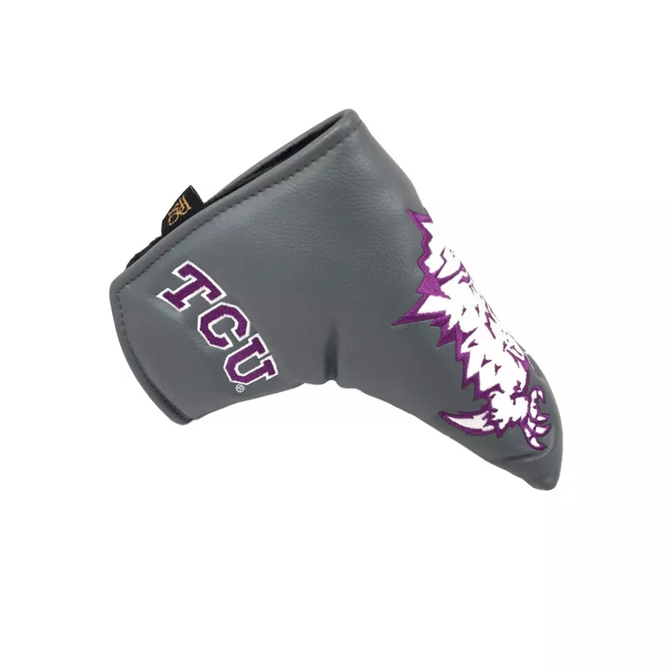 PRG Golf TCU Texas Christian Horned Frogs Blade Putter Cover NCAA Licensed