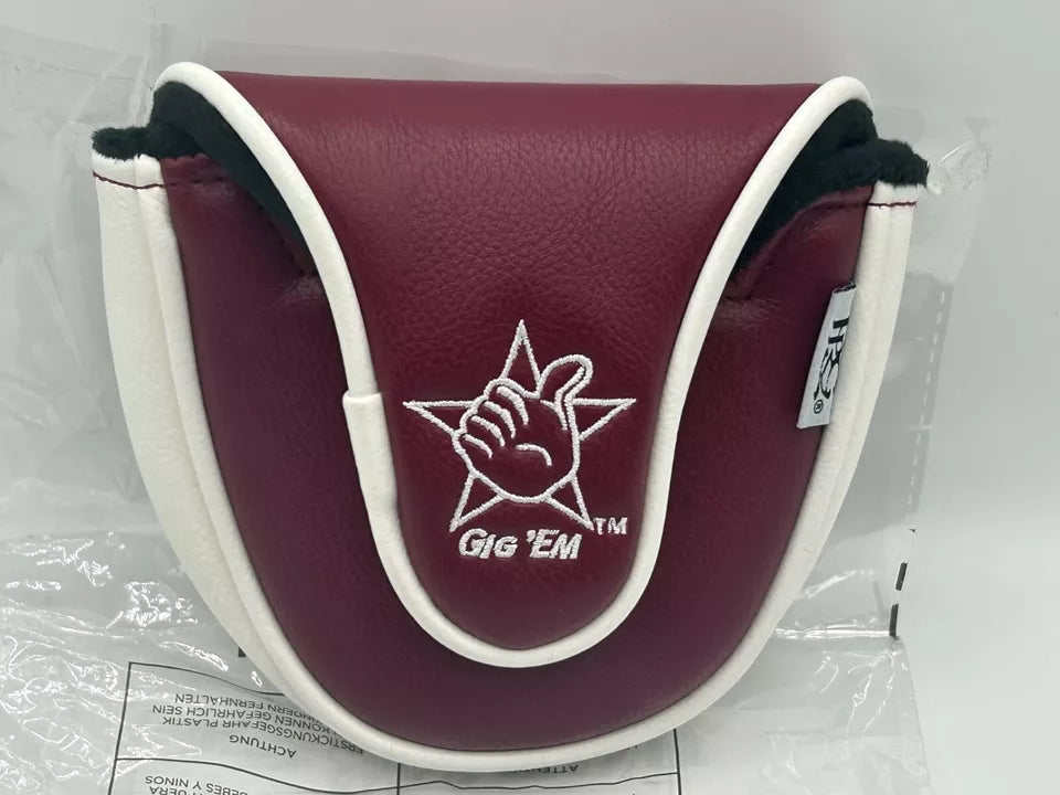PRG Golf Texas A&M Aggies Mallet Putter Cover NCAA Licensed