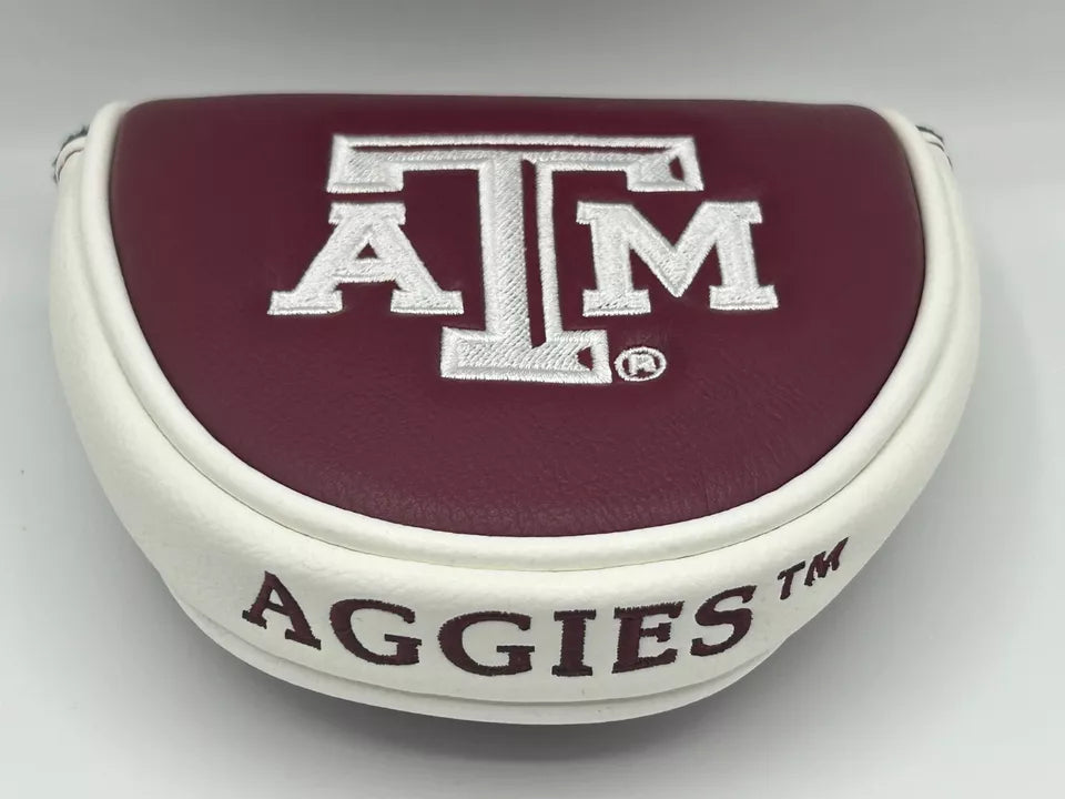 PRG Golf Texas A&M Aggies Mallet Putter Cover NCAA Licensed