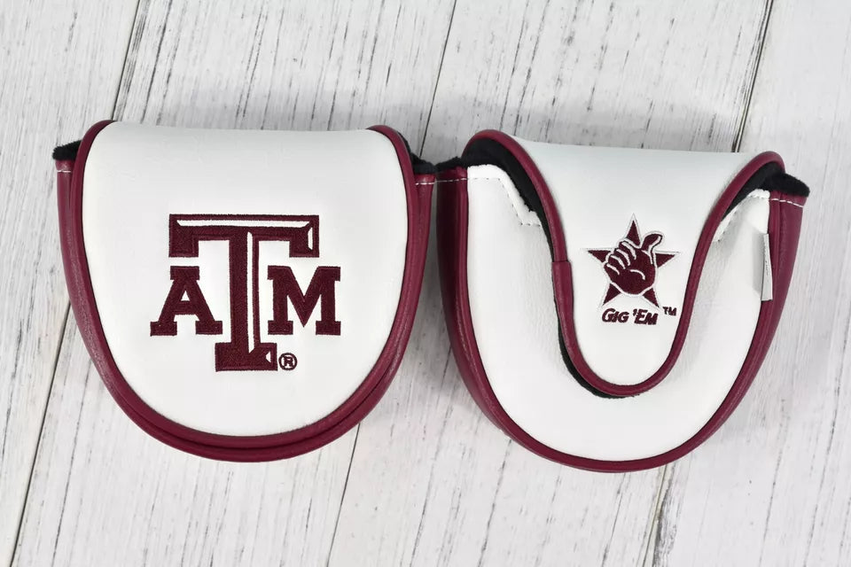 PRG Golf Texas A&M Aggies Mallet Putter Cover NCAA Licensed