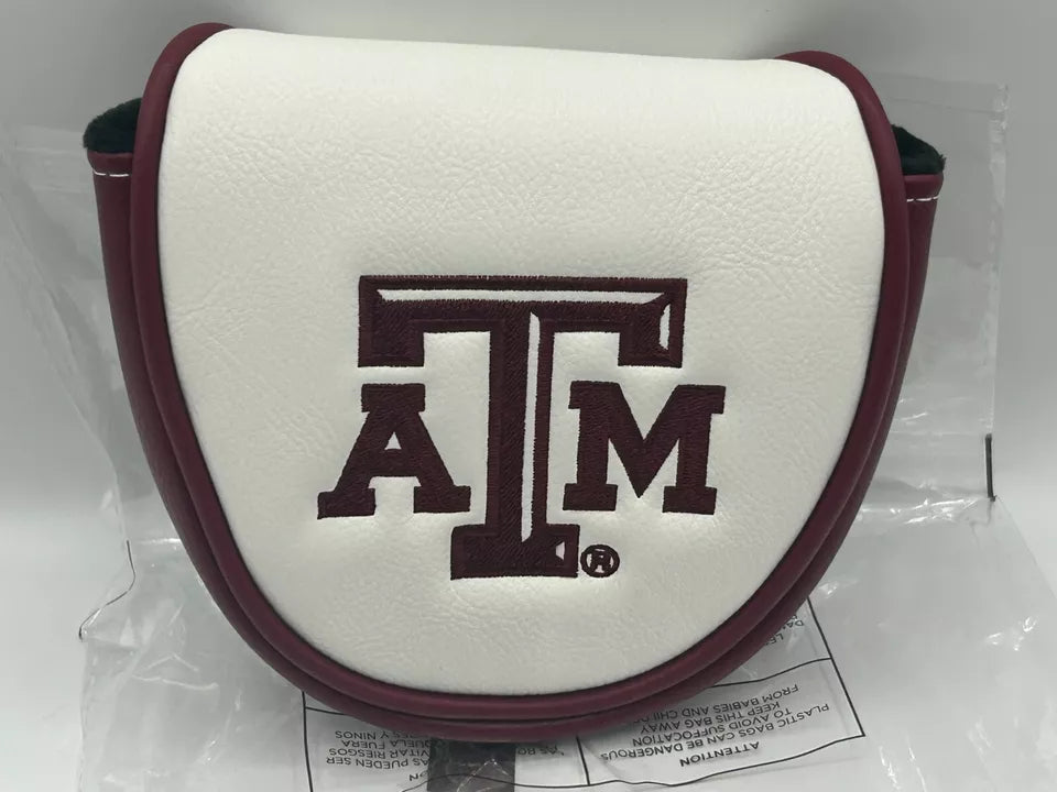 PRG Golf Texas A&M Aggies Mallet Putter Cover NCAA Licensed