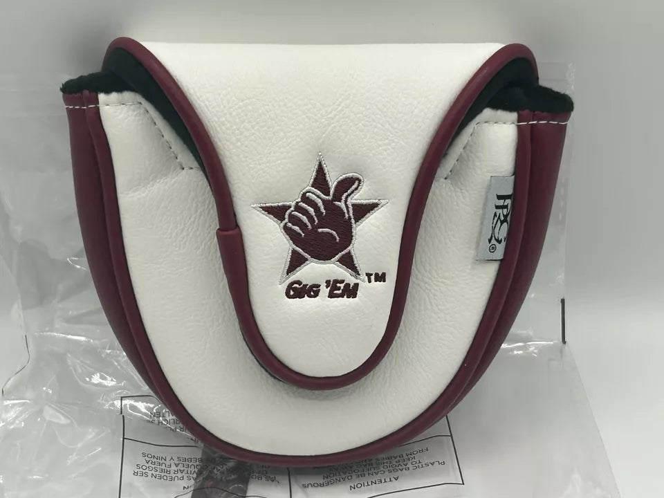 PRG Golf Texas A&M Aggies Mallet Putter Cover NCAA Licensed