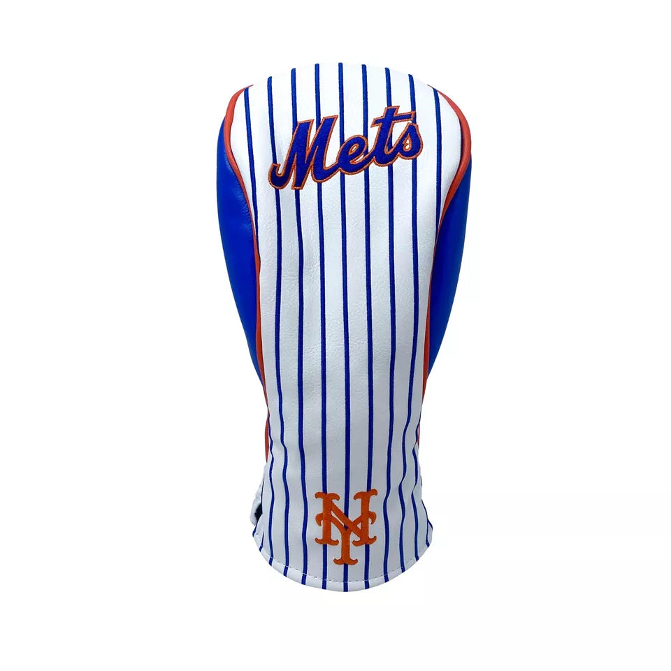 PRG Golf New York Mets Set of 3 Head Covers Driver Fairway & Rescue/ Hybrid MLB Licensed