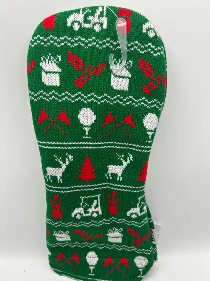 PRG Golf Green Ugly Sweater Limited Edition Collection Driver Head Cover