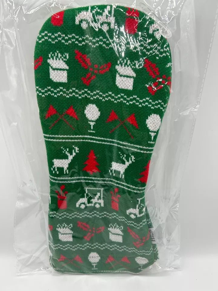 PRG Golf Green Ugly Sweater Limited Edition Collection Driver Head Cover