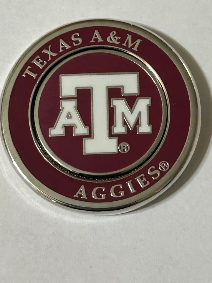 PRG Golf Texas A&M Aggies Duo Logo Magnetic Golf Ball Marker NCAA Licensed
