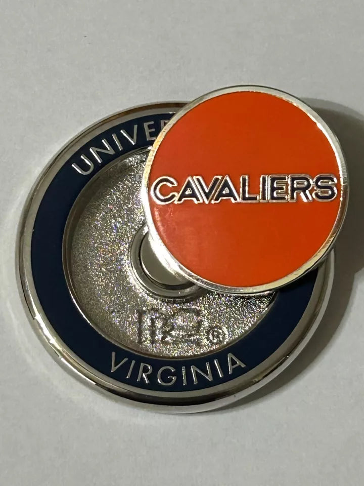PRG Golf Virginia Cavaliers Duo Logo Magnetic Golf Ball Marker NCAA Licensed
