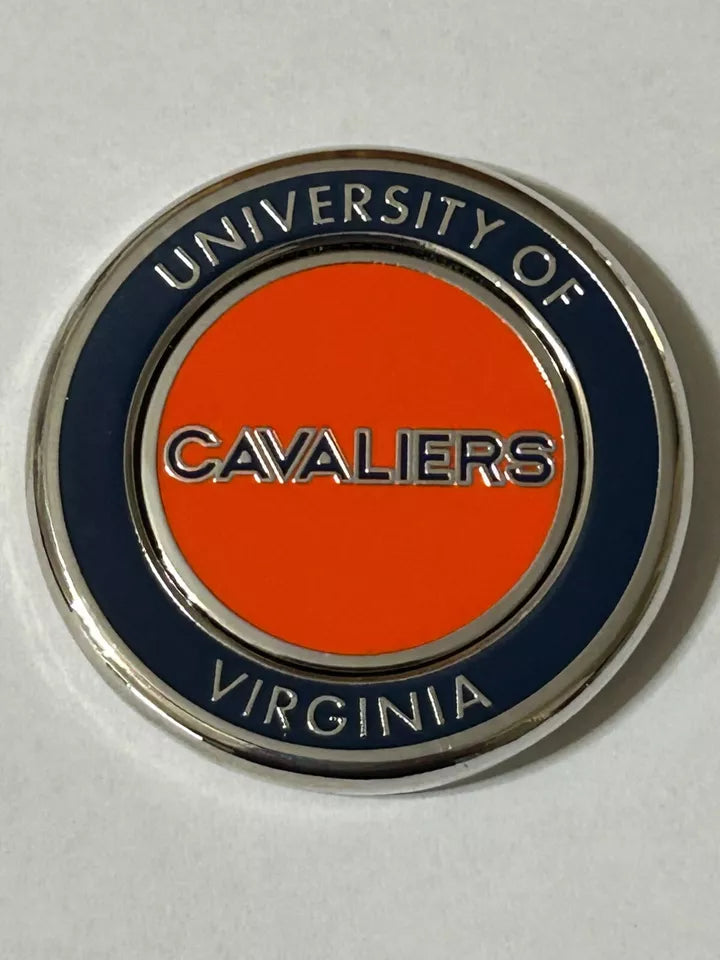PRG Golf Virginia Cavaliers Duo Logo Magnetic Golf Ball Marker NCAA Licensed
