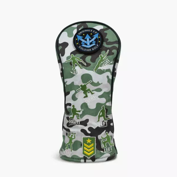 PRG Golf Originals Collection Soldier Golf Driver Fairway & Rescue Head Cover Set