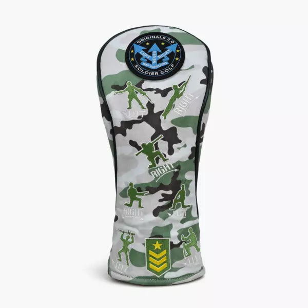 PRG Golf Originals Collection Soldier Golf Driver Fairway & Rescue Head Cover Set