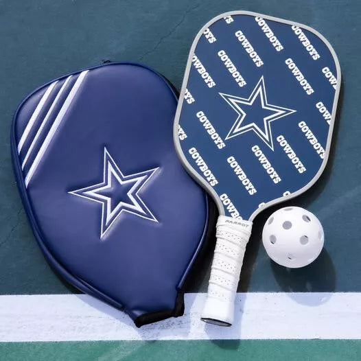 Parrot Paddles Carbon Fiber Dallas Cowboys Pickleball Paddle 12MM Thick (NFL)