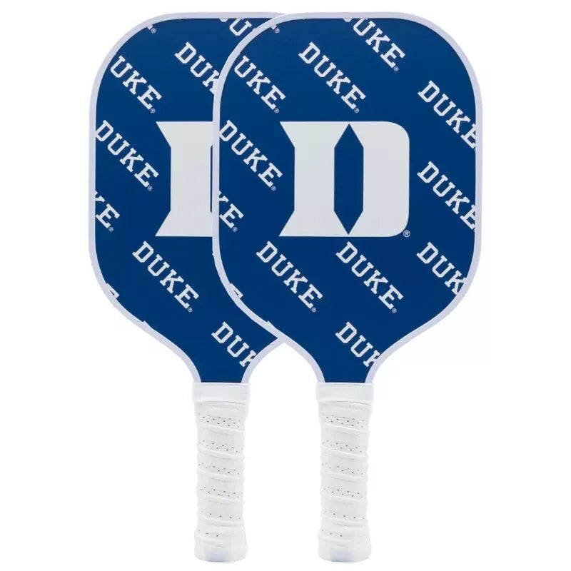Parrot Paddles Carbon Fiber Duke Blue Devils Pickleball Paddle Set w/Case (NCAA)
